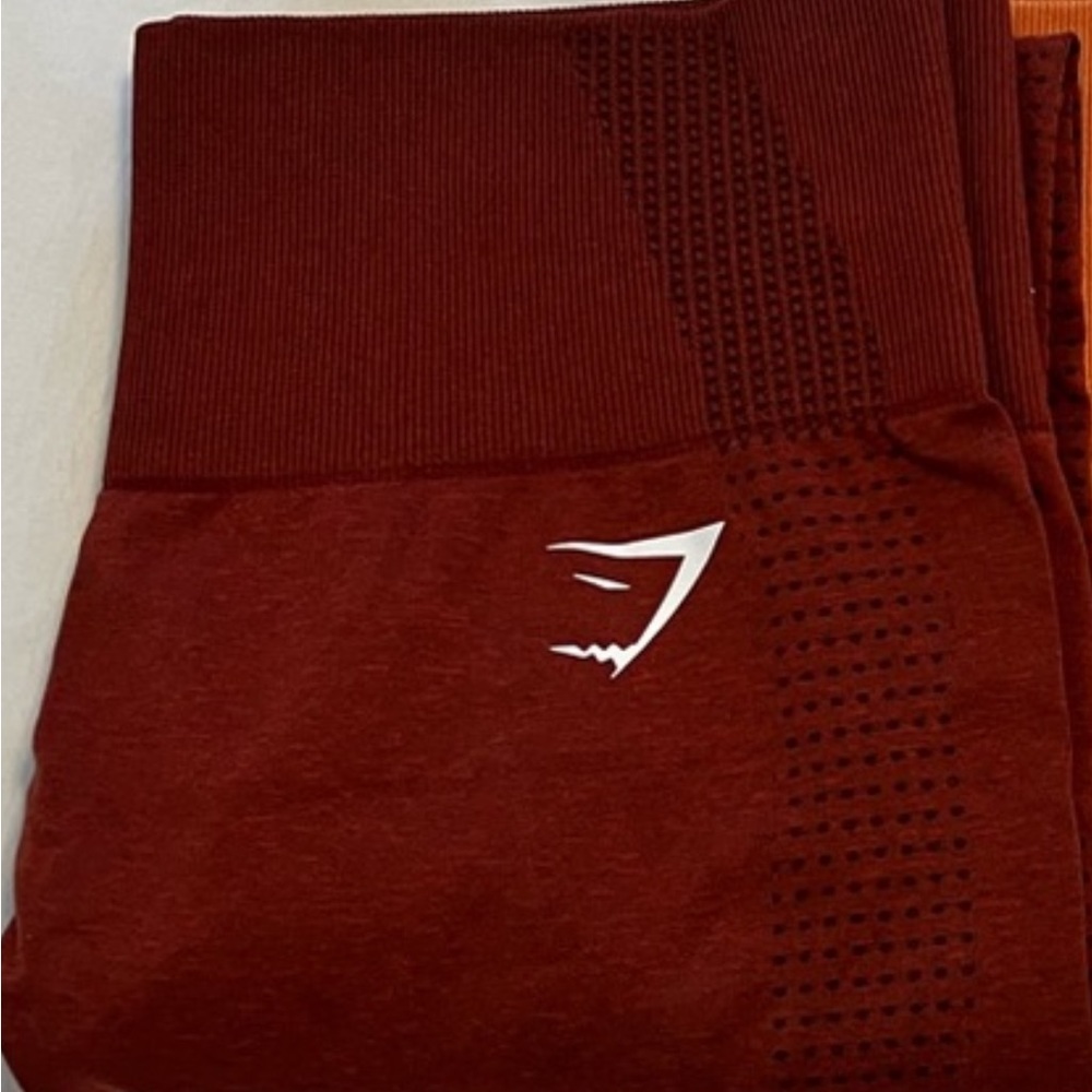 Red gymshark leggings